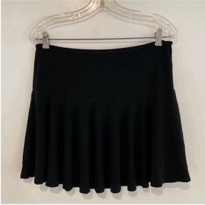 Vintage Betsey Johnson Y2K NY Black Label Black Mini Skirt Size Medium